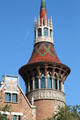 Towers of Casa Terrades. Barcelona, Spain.