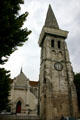 Bell tower of St. Jean at Abbey of St. Germaine. Auxerre, France.