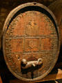 Wine cask in Unterlinden Museum. Colmar, France.