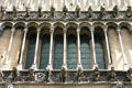 Array of gargoyles on Notre Dame church. Dijon, France.