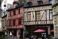 Half-timbered buildings on rue Vauban. Dijon, France.