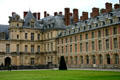 Louis XV wing of Fontainbleau Palace. Fontainbleau, France.