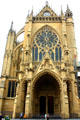 Cathedral of St. Etienne facade. Metz, France.