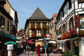 Narrow streets. Obernai, France.