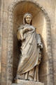 Statue of St Elizabeth of Hungary at Eglise Notre Dame de Pitie & St Elisabeth. Paris, France