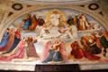 Mural of Christ in heaven at Eglise Notre Dame de Pitie & St Elisabeth. Paris, France.