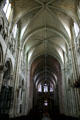 Interior of St. Stephen's Cathedral. Sens, France.