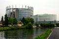 Palais de l'Europe houses European Parliament. Strasbourg, France.