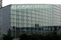 Lattice support structure of office quarter of Palais de l'Europe. Strasbourg, France.