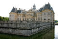 North facade of Vaux-le-Vicomte chateau. Melun, France.