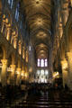 Notre Dame Cathedral interior. Paris, France.