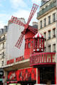 Moulin Rouge theater near Montmartre. Paris, France