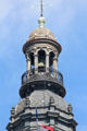 Central bell tower of Paris City Hall. Paris, France