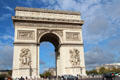 Arc du Triomphe. Paris, France.