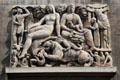 Themes of Asia bas-relief sculpture by G. Saupique at Palais de Chaillot. Paris, France.