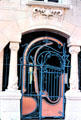 Entrance gate at Castel Béranger Hector Guimard. Paris, France