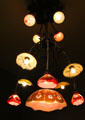 Twelve-light chandelier for Hannon mansion by Émile Gallé of Nancy at Museum of Decorative Arts. Paris, France.