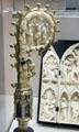 Ivory bishop's crosier head from Paris at Cluny Museum. Paris, France.