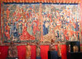 Daniel & Nebuchadnezzar tapestry from Tournai? at Cluny Museum. Paris, France.