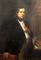 Portrait of a man by Jean-François Millet at Petit Palace Museum. Paris, France.