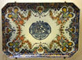 Ceramic platter from Rouen at Petit Palace Museum. Paris, France.