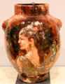 Terra Cota vase by Marie Bracquemond of Sèvres at Petit Palace Museum. Paris, France.