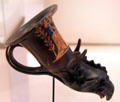 Rhyton in form of head of griffon from Taranto at Petit Palace Museum. Paris, France