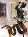 Roman bronze Tritonide sea nymph from Asia Minor at Petit Palace Museum. Paris, France.