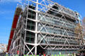 End trusses of Georges Pompidou Center. Paris, France.