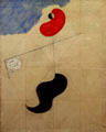 Le Catalan painting by Joan Miró at Georges Pompidou Center. Paris, France.