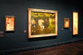 Pierre Bonnard paintings in Nabi display at Musée d'Orsay. Paris, France.