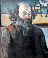 Self-portrait by Paul Cézanne at Musée d'Orsay. Paris, France.