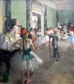 The Dance Class painting by Edgar Degas at Musée d'Orsay. Paris, France.