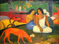 Arearea painting by Paul Gauguin at Musée d'Orsay. Paris, France.