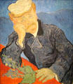 Dr. Paul Gachet painting by Vincent van Gogh at Musée d'Orsay. Paris, France.