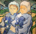 Two Girls painting by Vincent van Gogh at Musée d'Orsay. Paris, France.