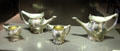 Silver tea service by Paul Follot of Maison Christofle at Musée d'Orsay. Paris, France.