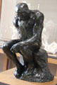 The Thinker bronze sculpture by Auguste Rodin at Rodin Museum. Paris, France.