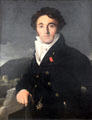 Portrait of Charles Cordier by Jean-Auguste-Dominique Ingres at Louvre Museum. Paris, France.
