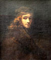 Portrait of Titus, son of Rembrandt by Rembrandt at Louvre Museum. Paris, France.