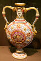 Flamands A porcelain vase by Sevres Manuf. at Louvre Museum. Paris, France.