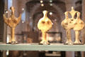 Mycenaean terracotta psi & phi figurines from Greek mainland at Louvre Museum. Paris, France