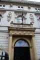 Facade of Cernuschi Museum mansion reflects Cernuschi's anti-Royalty principals. Paris, France