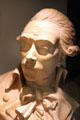 Bust of Maximilien Robespierre detail at Conciergerie. Paris, France.