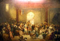 Appeal of Last Victims of the Terror, a smaller copy of a vast painting by Charles-Louis Müller exhibited at Salon of 1850-51 & Universal Exhibition of 1855 at Conciergerie. Paris, France.
