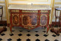 Baroque cabinet by Roger Vandercruze-Lacroix at Cognacq-Jay Museum. Paris, France.