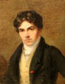 Portrait of Eugene Delacroix by Thales Fielding at Eugene Delacroix Museum. Paris, France