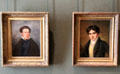 Portraits of Thales Fielding by Delacroix & Delacroix by Thales Fielding at Eugene Delacroix Museum. Paris, France.