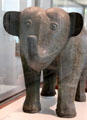 Chinese Zun bronze vase in form of elephant from Changsha, China at Guimet Museum. Paris, France