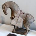 Chinese terra cotta horse from northern China at Guimet Museum. Paris, France.